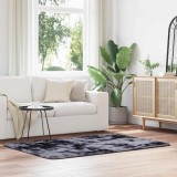 vidaXL Covor shaggy cu pom &icirc;nalt, NAVARRA, gri &icirc;nchis, 120x170 cm
