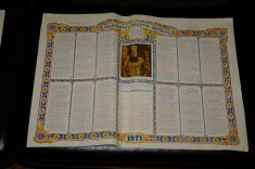 Calendar crestin ortodox 1971 foto