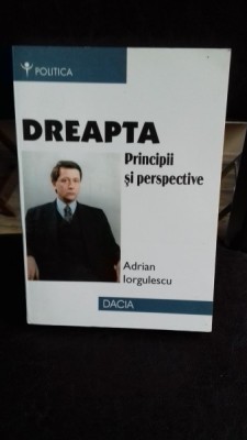 DREAPTA. PRINCIPII SI PERSPECTIVE - ADRIAN IORGULESCU foto