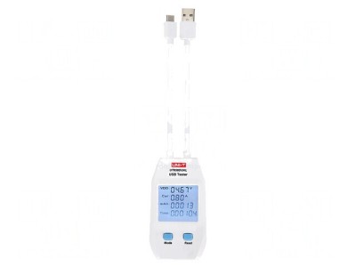 Tester USB LCD 4-24V 50mA-5A UT658DUAL foto
