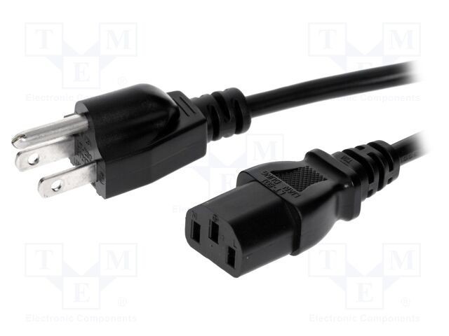 Cablu IEC C13 mamă NEMA 5-15, 5m, negru - LIAN DUNG