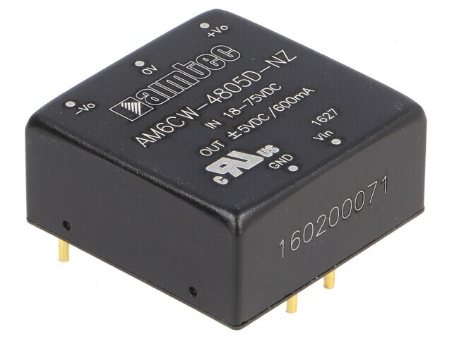 Convertor DC/DC 6W 18-75V la 5V/-5V