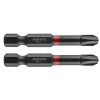 Set biti de impact PH3X50mm 1/4&quot; 2buc. GRAPHITE 56H520 HardWork ToolsRange