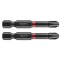 Set biti de impact PH3X50mm 1/4&quot; 2buc. GRAPHITE 56H520 HardWork ToolsRange