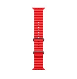Curea smartwatch,THD, modelul Ocean, compatibila cu Apple Watch Ultra2 49 mm, Apple Watch 45 mm seria 9, Apple Watch SE 44 mm, marime universala, Rosu
