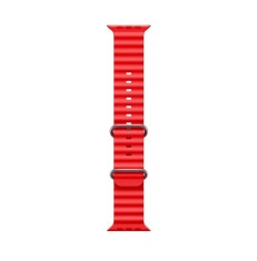 Curea smartwatch,THD, modelul Ocean, compatibila cu Apple Watch Ultra2 49 mm, Apple Watch 45 mm seria 9, Apple Watch SE 44 mm, marime universala, Rosu