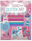 Folder of Fun: Sand and Glitter Art