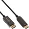 Cablu activ optic Displayport la HDMI 4K60Hz AOC T-T 15m, InLine IL17180B