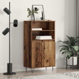 VidaXL Bufet cu raft cu depozitare cu ușă Maro 60 x 36 x 110 cm Lemn compozit