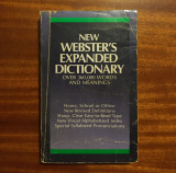 New WEBSTER&#039;S Expanded Dictionary (peste 36.000 cuvinte explicate - 1992)
