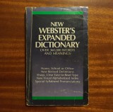 New WEBSTER&#039;S Expanded Dictionary (peste 36.000 cuvinte explicate - 1992)