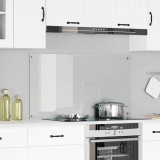 Contrablat bucătărie transparent 120x60x0.6cm sticlă securizată