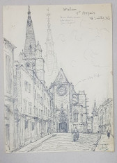 Jean Lefort (1875-1954) - Biserica St. Aspais (Melun) foto