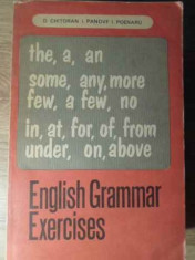 ENGLISH GRAMMAR EXERCISES-D.CHITORAN, I.PANOVF, I.POENARU foto