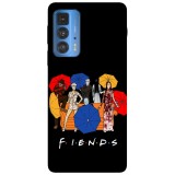 Husa compatibila cu Motorola Edge 20 model Friends horror edition, Silicon, TPU, Viceversa, Transparent, Carcasa