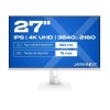 JAPANNEXT Monitor 27" IPS 4K UHD (3840x2160) |USB-C Charging (65W) Height &