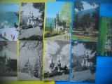 HOPCT LOT NR 129 - SINAIA JUD PRAHOVA -9 CARTI POSTALE-RPR-CIRCULATE, Circulata, Printata