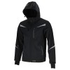 JACHETA ELASTICA CU GLUGA / NEGRU - XL