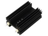 Radiator negru extrudat SEIFERT ELECTRONIC KL-198/63,5/SW/I pentru TO218, TO220, TO247, TOP3, SOT93