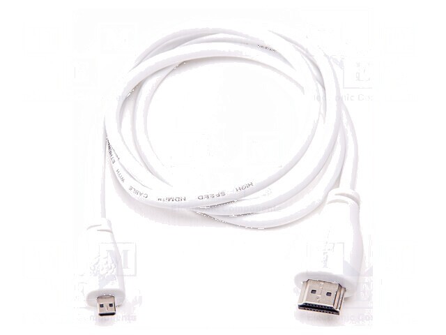 Cablu de conectare alb 1m