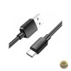 Cablu USB-A la USB-C Hoco X96 27W, 0.25m, Negru, Incarcare Rapida Date, Compatibil Universal