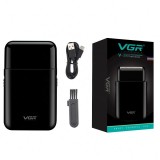 Aparat de ras electric mini ZYTEQ, compact, incarcare USB, negru