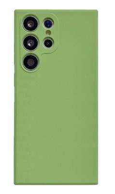 Husa din silicon X-Level compatibila cu Samsung Galaxy S23 Ultra, silk touch, interior din catifea, Verde deschis foto