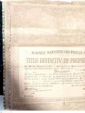 ACTE REGALISTE TITLURI DE PROPRIETATE CU SEMNATURA MINISTRU ( ARGETOIANU)