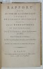 RAPPORT FAIT AU NOM DE LA COMISSION CHARGEE DE L &#039;EXAMEN DES PAPIERS TROUVES CHEZ ROBESPIERRE ET SES COMPLICES par E. B. COURTOIS , 1795