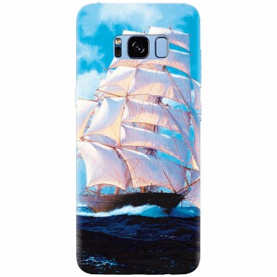 Husa silicon pentru Samsung S8 Plus, Attractive Art Of Ships foto