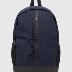 Pepe Jeans rucsac barbati, culoarea albastru marin, mare, cu imprimeu