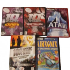 Joc PC 10 PC Games Sportsmania + 10 PC Games + 10 PC Classics + Atari + Aironix