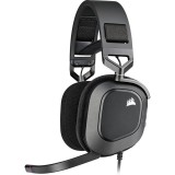 Casti gaming cu microfon Corsair HS80 RGB USB, Surround, Dolby Audio 7.1 24Bit, Negru Carbon