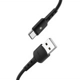HOCO - Cablu de date (X30 Star) - USB-A la USB Type-C, 10W, 2A, 1.2m - Negru