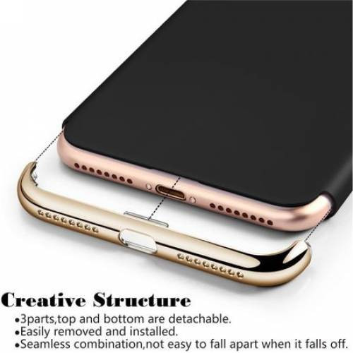 Pachet husa protectie si inel pentru iPhone 6 Rose-Auriu folie protectie fata-spate