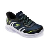 Pantofi sport SKECHERS bleumarin, METEOR-LIGHTS, din material textil