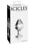 Dop anal din sticla - Icicles No. 25 Clear