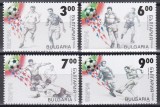 Bulgaria 1994 - Cupa Mondială de fotbal - SUA, Serie + Colita, 4 Poze, MNH