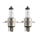 Cumpara ieftin Pachet 2 Becuri Far H4 P43T 60 55W 12V Vision (Blister) Philips