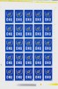 ✅RO 1985 LP 1141 ,&quot;40 ani de la infiintarea O.N.U. &quot; , serie in coala completa de 25 ,MNH - posibile mici cute la colturile colii, Nestampilat