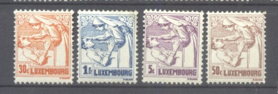 Luxembourg 1925 Health Caritas Mi.157-160 MH S.735 foto