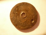 Moneda Brazilia 1823-1830 (sters) cupru , gaurita, Rege Petru I ,d=3,8cm