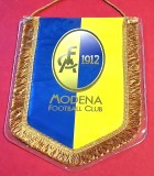 Fanion fotbal - MODENA FC 1912 (Italia) - folie de protectie si dimensiuni 28x16 cm