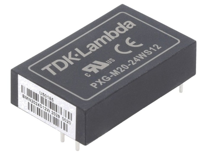 Convertor DC/DC 20W 9-36V THT