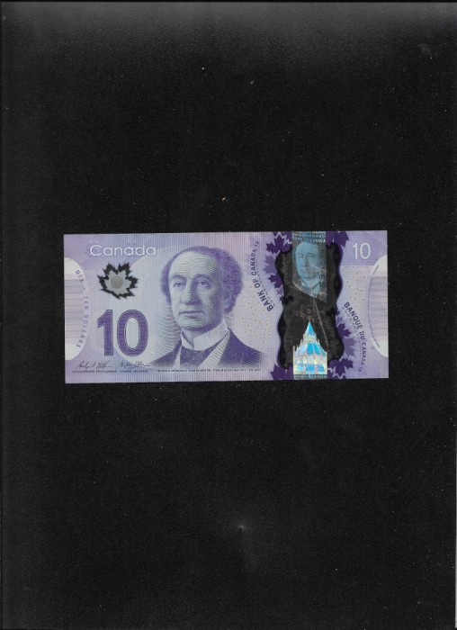 Canada 10 dolari dollars 2013 seria4907928