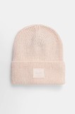 Herschel căciulă din amestec de l&acirc;nă Super Soft culoarea roz, 50481-05914-OS