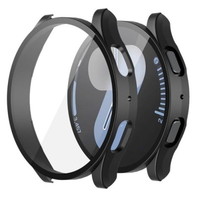 Husa pentru Samsung Galaxy Watch7&amp;nbsp;(44mm) + Folie - Techsuit Defense360 Pro - Black foto