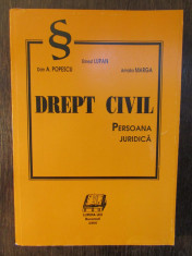 DREPT CIVIL PERSOANA JURIDICA-ERNEST LUPAN foto