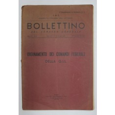 BOLLETINO DEL COMANDO GENERALE - ORDINAMENTO DEI COMANDI FEDERALI DELLA G.I.L. , ANNO XV, N. 6 , 15 GENNAIO 1941