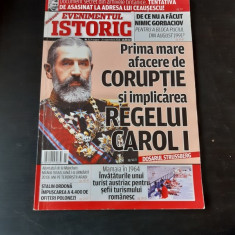 REVISTA EVENIMENTUL ISTORIC NR.7/2018, PRIMA MARE AFACERE DE CORUPTIE SI IMPLICAREA REGELUI CAROL I foto